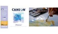 CANSON Aquarellblock Montval, rundum geleimt, 240 x 320 mm