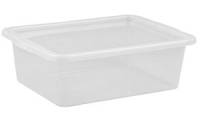plast team Aufbewahrungsbox BASIC BOX Bettbox, 30,0 Liter