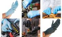 HYGOSTAR Nitril Handschuh EXTRA SAFE, XL, blau, puderfrei