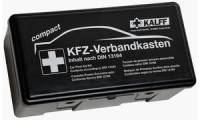KALFF KFZ Verbandkasten Kompakt, Inhalt DIN 13164, schwarz