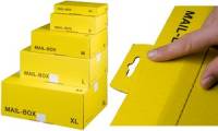 SMARTBOXPRO Paket Versandkarton MAIL BOX, Größe: XL, gelb