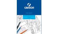 CANSON Transparentpapierblock, DIN A4, 90/95 g/qm, 25 Blatt
