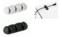 DURABLE Kabel Clip CAVOLINE CLIP 3, 3 USB Kabel, graphit