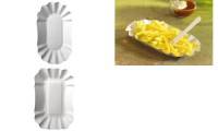 PAPSTAR Pommes Schale pure, Maße: 90 x 160 x 30 mm, weiß