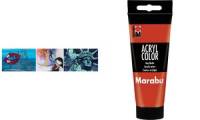 Marabu Acrylfarbe AcrylColor, schwarz, 100 ml
