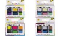 folia Stempelkissen Set Metallic, 6 farbig sortiert