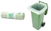 PAPSTAR Kompostbeutel bioMAT, 120 Liter, grün