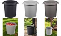 orthex Gartencontainer/Behälter, 80 Liter, hellgrau