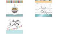SUSY CARD Geburtstagskarte Happy Eco B day Garland