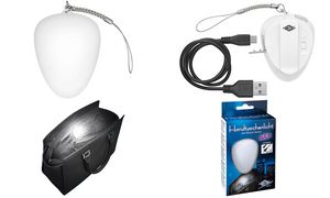 WEDO Aufladbares LED Handtaschenlicht 2 LEDs & IR-Sensor Taschenleuchte