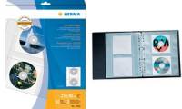 HERMA CD /DVD Prospekthülle für 2 CD's, A4, PP, transparent,