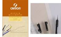 CANSON Millimeterpapier Block, DIN A3, 90 g/qm