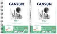 CANSON Zeichenpapierblock 1557, DIN A5+, 180 g/qm, 30 Blatt