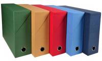 EXACOMPTA Archivbox, DIN A4, Karton, 90 mm, farbig sortiert
