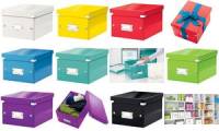 LEITZ Ablagebox Click & Store WOW, DIN A5, schwarz