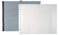 EXACOMPTA Schraubalbum Einlagen, 360 x 285 mm, weiß