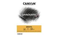 CANSON Studienblock GRADUATE BRISTOL, DIN A4