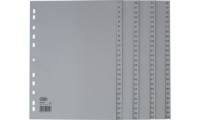Oxford Kunststoff Register, 1 100, DIN A4, grau, 100 teilig