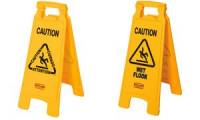 Rubbermaid Warnschild Caution Wet Floor