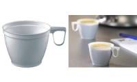 STARPAK Kunststoff Kaffeetassen, 0,18 l, weiß, 60er