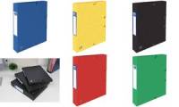Oxford Sammelbox Top File+, 40 mm, DIN A4, farbig sortiert