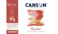 CANSON Zeichenpapierblock Figueras, 180 x 240 mm, 290 g/qm