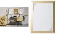Bi Office Design Weißwandtafel Kamashi, 600 x 450 mm, gold