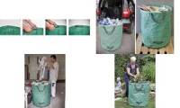 TerCasa Gartensack, 272 Liter, aus Polypropylen, grün