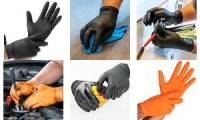 HYGOSTAR Nitril Handschuh POWER GRIP, L, orange, puderfrei