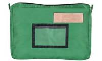 Wonday by ELAMI Banktasche mit Dehnfalte, aus Nylon, grün