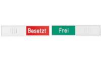 FRANKEN Hinweisschild Frei Besetzt, (B)102 x (H)27,4 mm