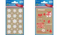 AVERY Zweckform ZDesign Weihnachts Sticker Sterne