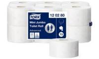 TORK Minirollen Toilettenpapier Jumbo, 2 lagig, weiß, 170 m