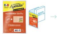 EXACOMPTA Protège-agenda STANDARD, en PVC, translucide