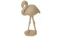 décopatch Pappmaché Figur Flamingo, 270 mm