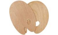 KREUL Farbmisch Palette SOLO Goya, Holz, oval, 250 x 300 mm