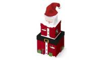 Clairefontaine Geschenkboxen Set Weihnachtsmann, 3 teilig