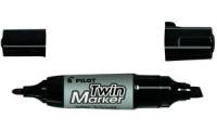 PILOT Permanent Marker Twin Marker Jumbo, schwarz