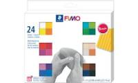 FIMO SOFT Modelliermasse Set Basic, 24er Set