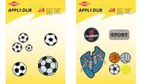 KLEIBER Applikations Sortiment Football, 6 Motive