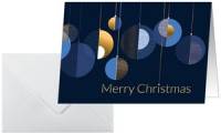 sigel Weihnachtskarte Graphic Christmas balls, DIN A6 quer