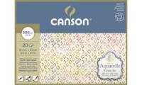 CANSON Aquarellblock Aquarelle, fein, 310 x 410 mm