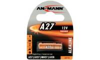 ANSMANN Alkaline Batterie A27, 12 Volt, 1er Blister