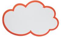 FRANKEN Moderationskarte Wolke, selbstklebend, 60x100 mm