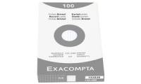 EXACOMPTA Karteikarten, 125 x 200 mm, blanko, weiß
