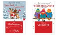 SUSY CARD Weihnachts-Gutscheinkarte Frohlocken
