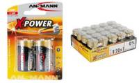 ANSMANN Alkaline Batterie X Power, Baby C, 2er Blister