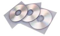 proOFFICE CD /DVD Hülle, für 1 CD/DVD, PP, transparent