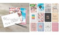 sigel Geburtstags Postkarten Set Colourful Birthday Fun