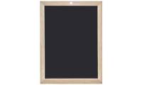 Wonday Schreibtafel, blanko, (B)400 x (H)600 mm, schwarz